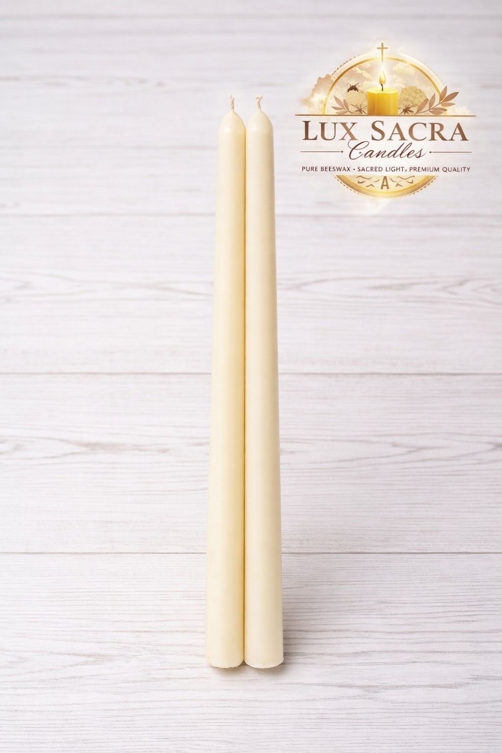 Taper Beeswax Candle Pair