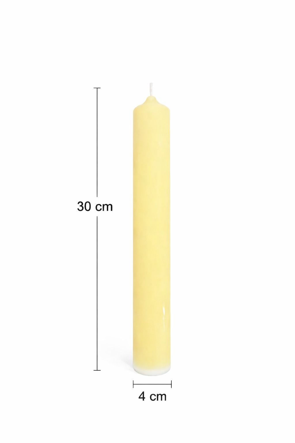 4 x 30cm Beeswax Catholic Church Altar Candle Singapore