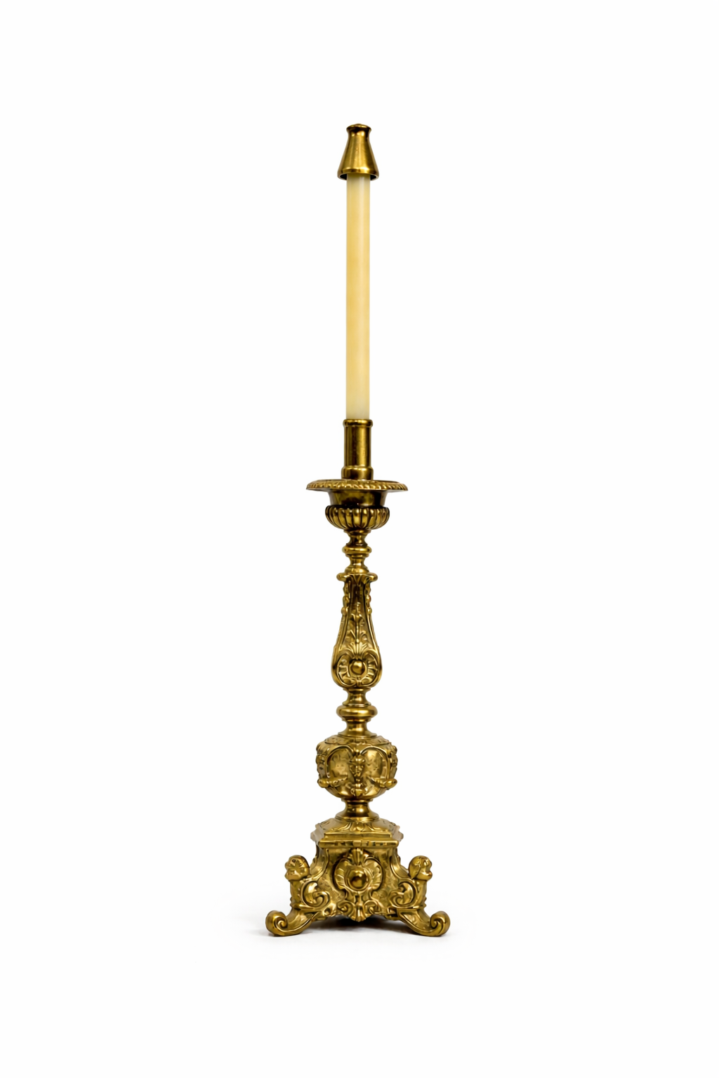 Traditional classic beeswax catholic church altar candle 2.2cm x 30cm Singapore SG