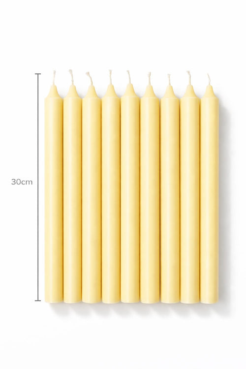 Lux Sacra Singapore 2.2 x 30cm Premium Beeswax Catholic Church Candles Sticks Singapore
