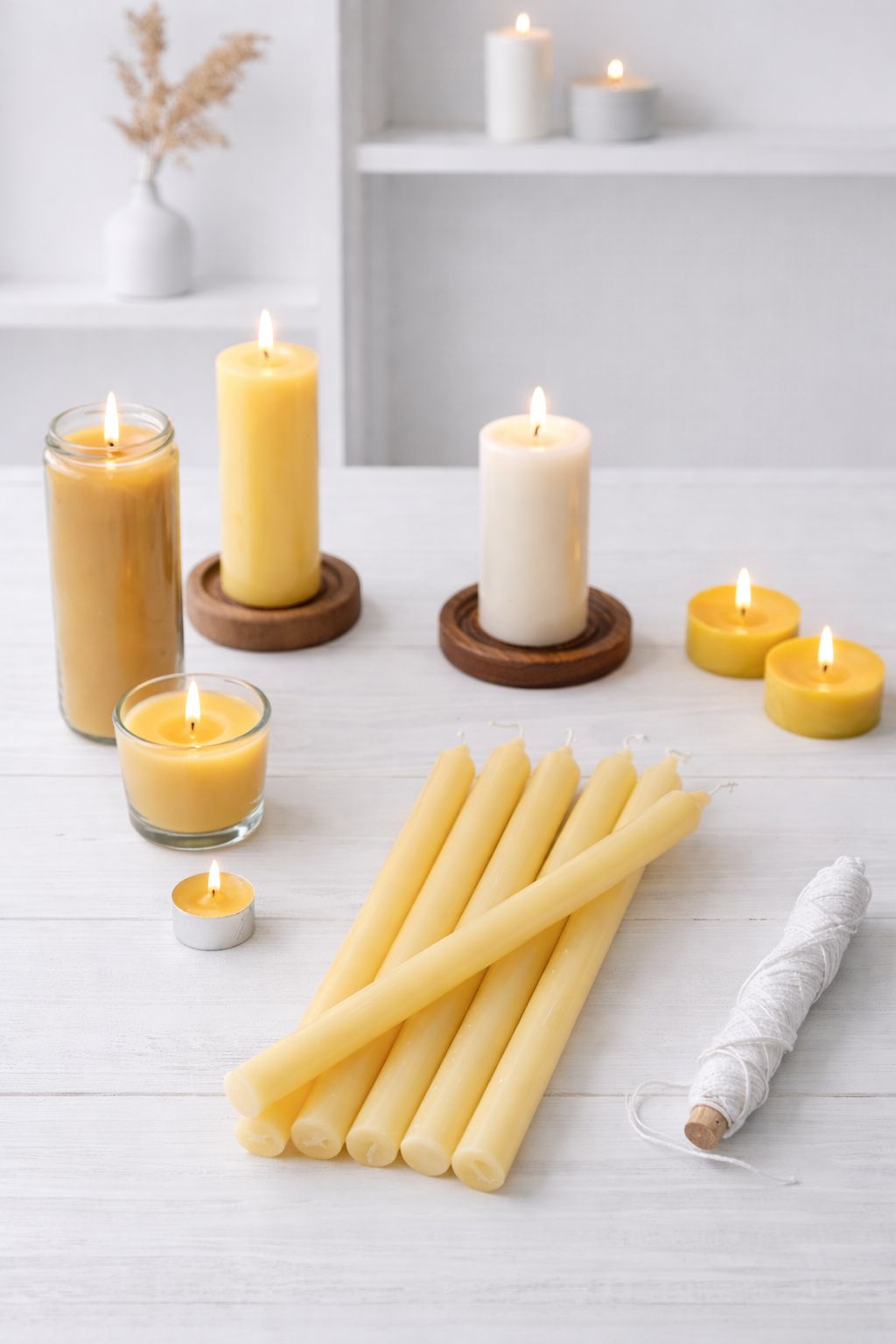 Lux Sacra Collection of Beeswax Altar Candles SG
