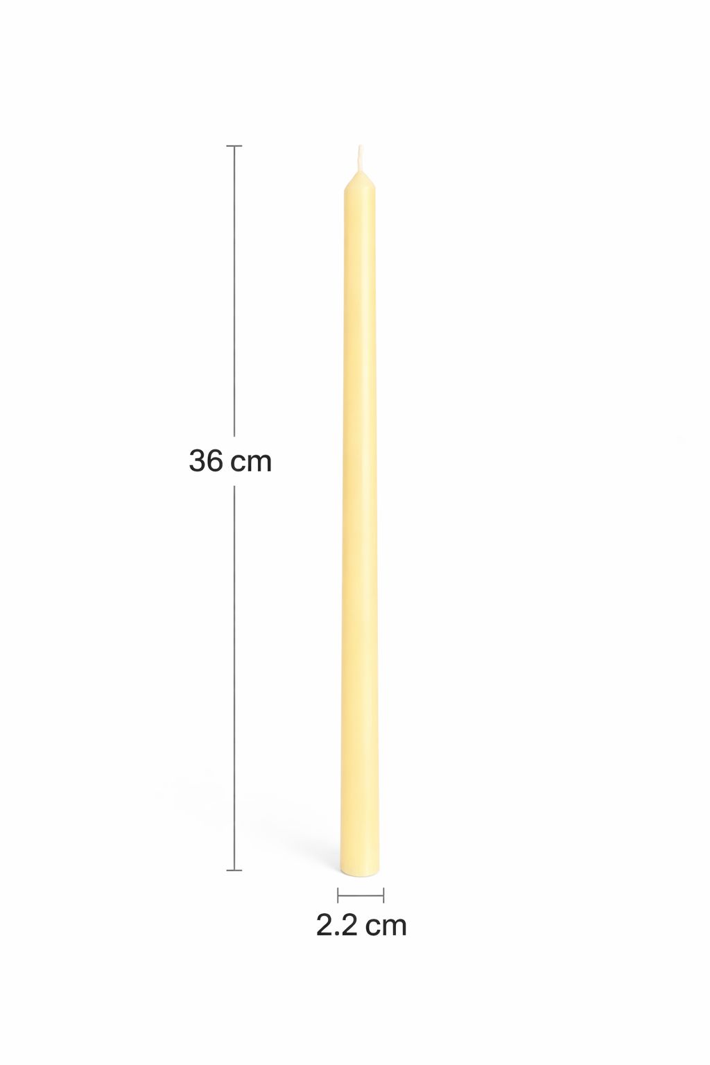Taper Beeswax Candle Pair